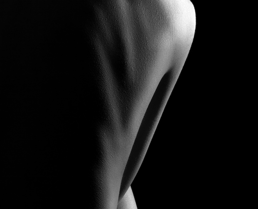 Bendry Paris - Peeling dos - détails dos noir et blanc